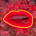 Sassy Lips Neon Wall Art