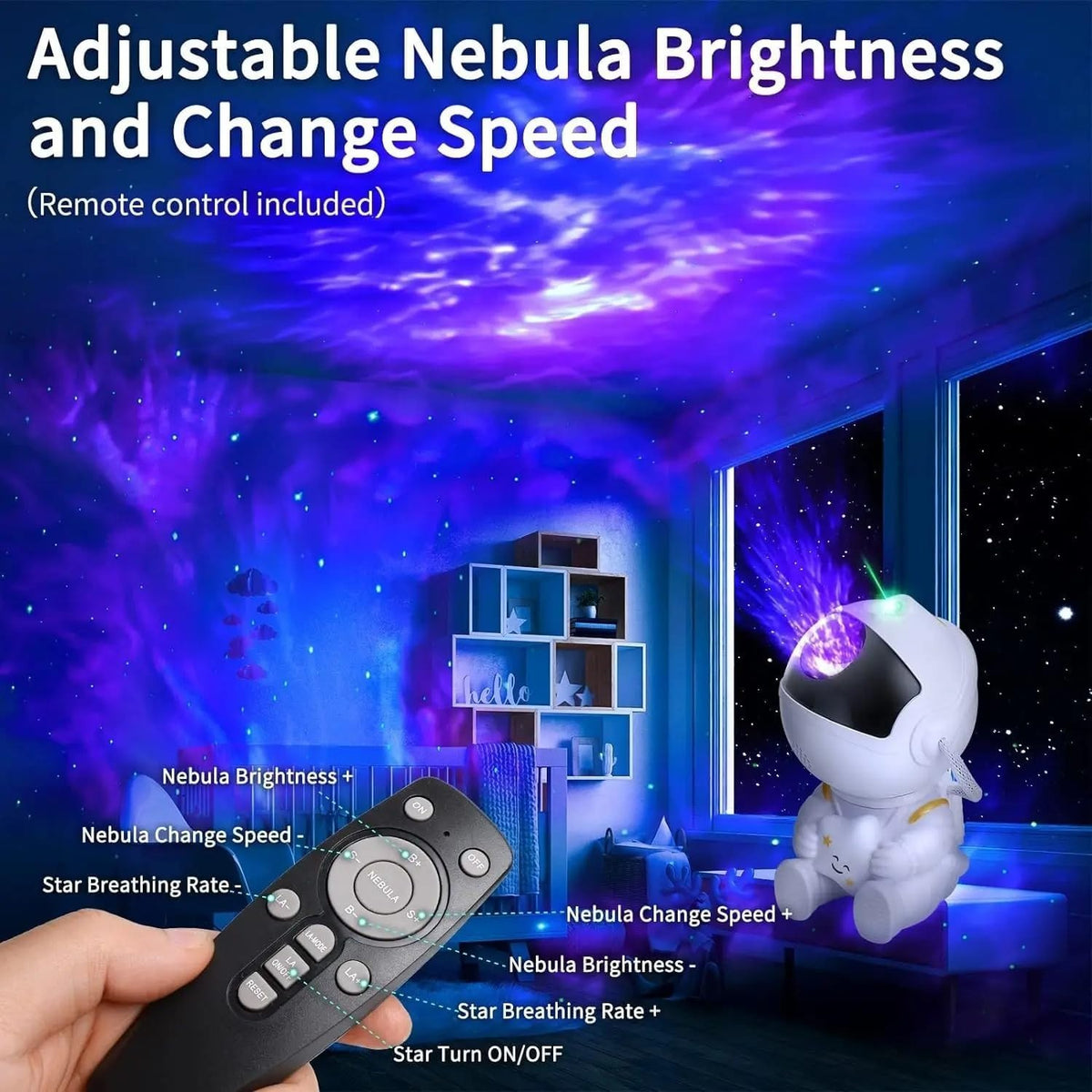 Astronaut Galaxy Projector — Star & Nebula Night Light – My Store 4