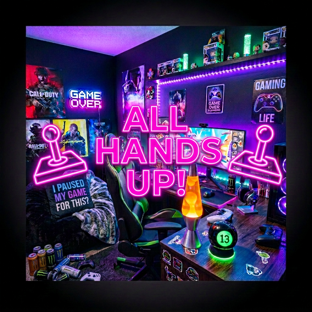 Gamer Den - ALL HANDS UP!